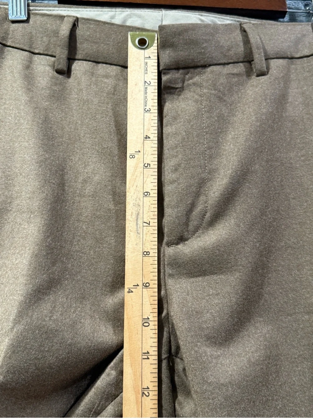 Banana Republic Fabrica Alta Marzotto 100% Wool Dress Pants Men's 34x30 Tapered